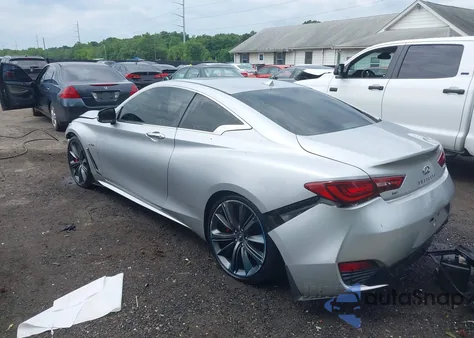 2019 Infiniti Q60 3.0T Red Sport 400 z USA, uszkodzony, nr VIN JN1FV7EL3KM440493